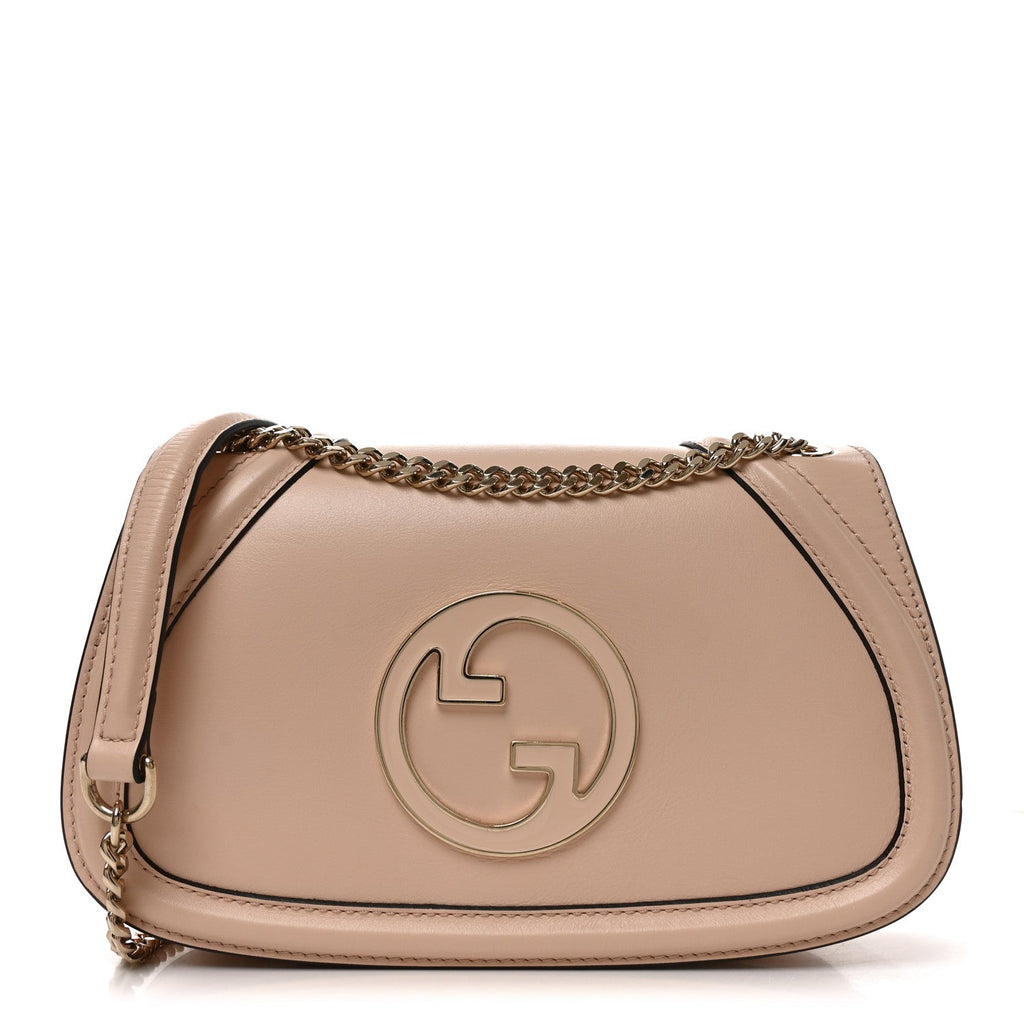 Calfskin Blondie Medium Shoulder Bag Pink