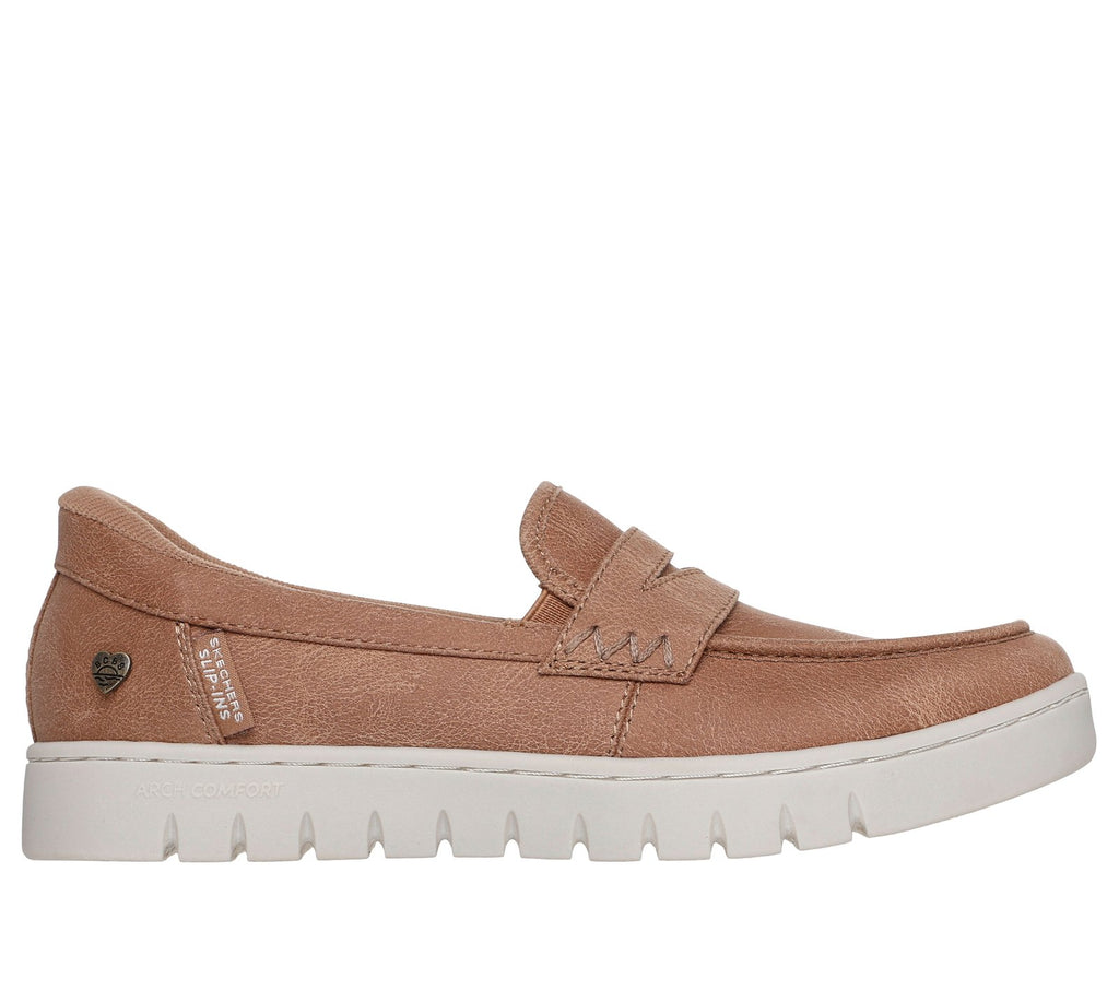 Skechers Slip-ins: BOBS Arch Comfort Sunfest, TAN