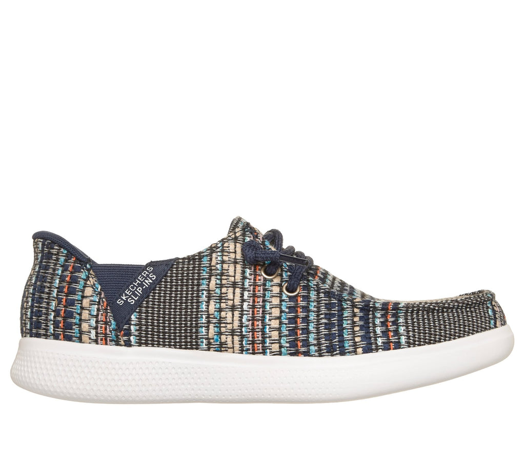 Skechers Slip-ins: BOBS Skip Cute - August Air, NAVY / MULTI