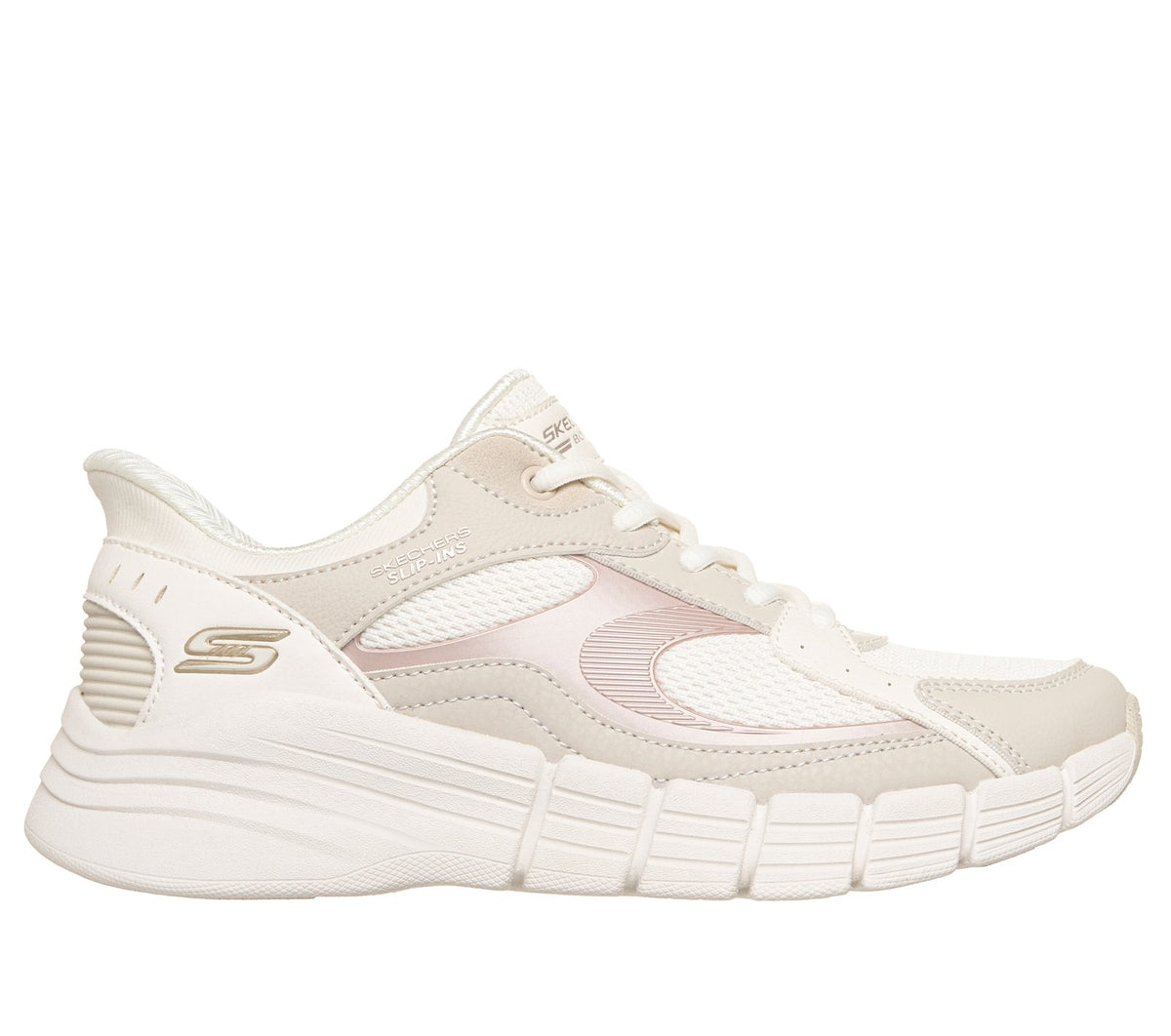 Skechers Slip-ins: BOBS Sport B Flex - Luminous Vibez, WHITE / MULTI