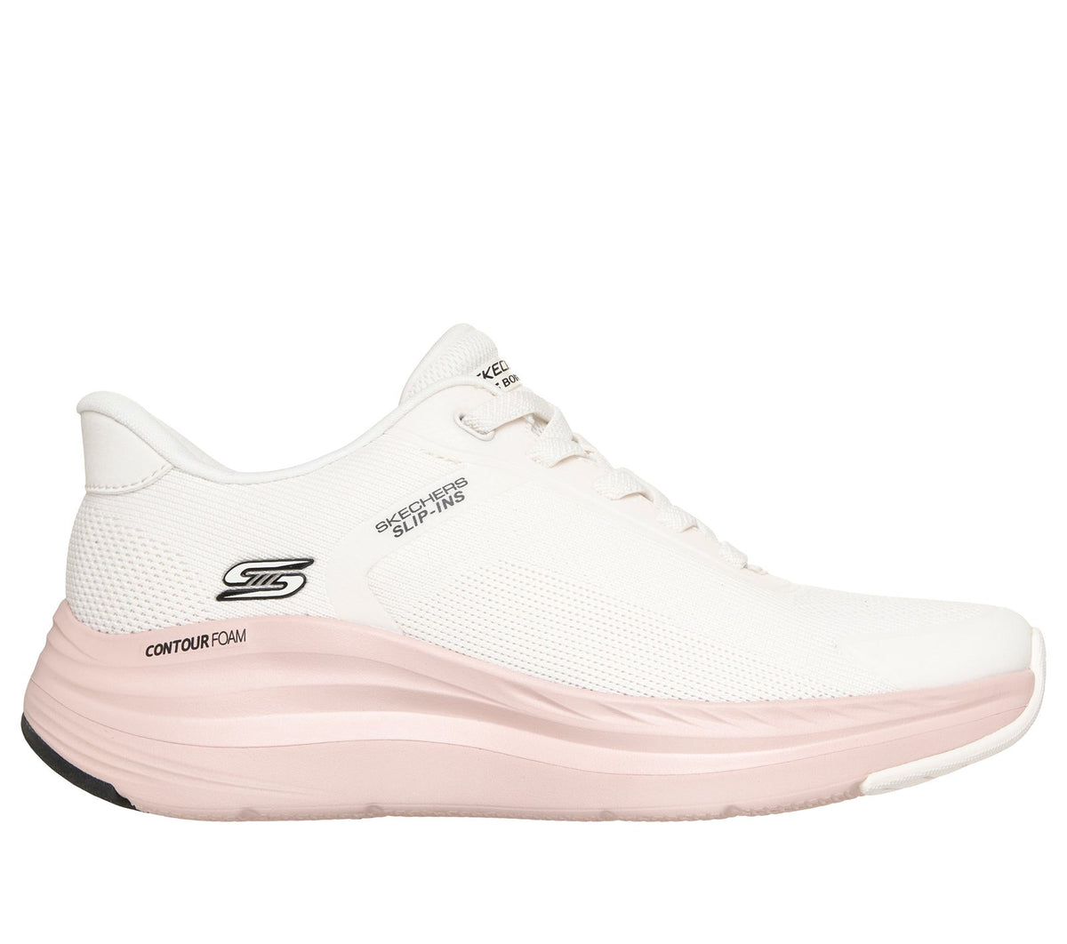 Skechers Slip-ins: BOBS Sport Infinity 2.0, WHITE / PINK
