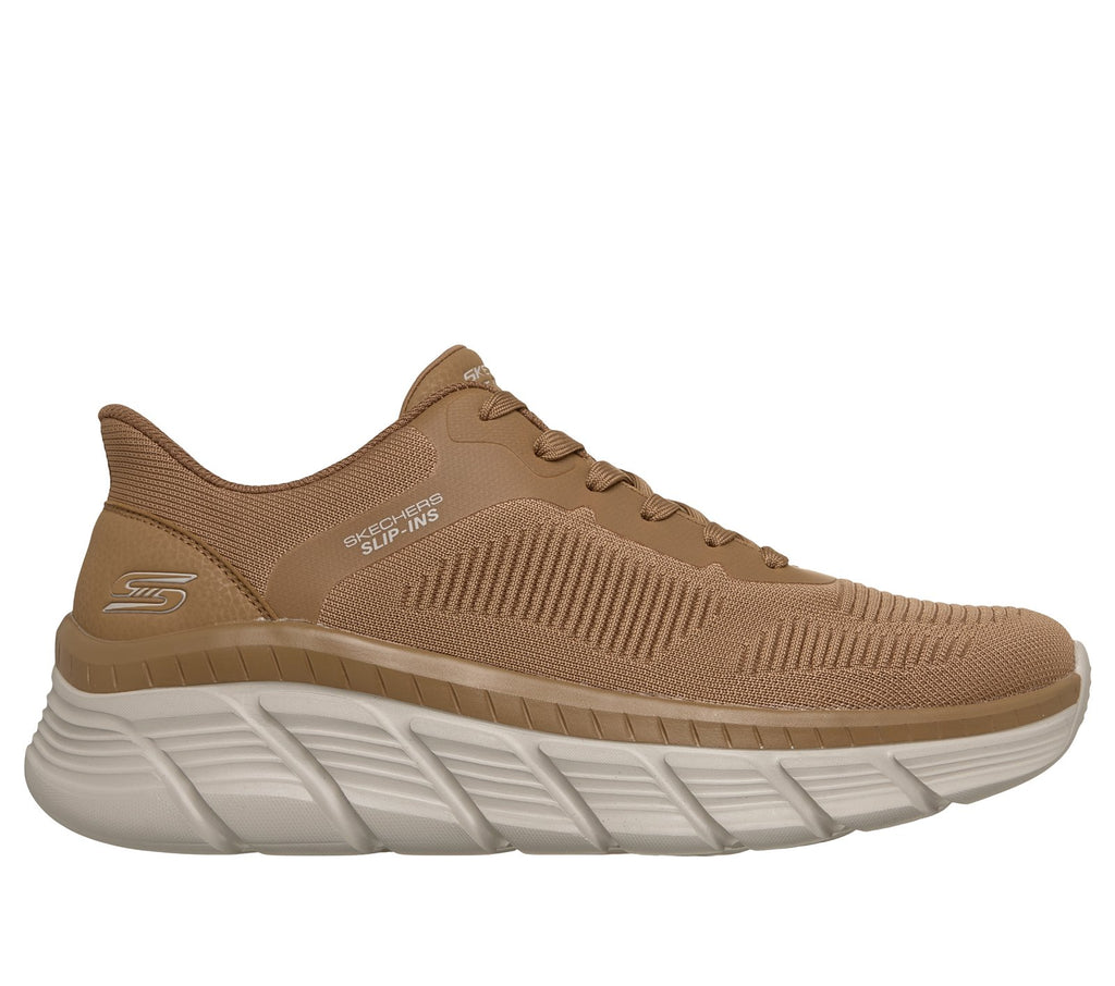Skechers Slip-ins: BOBS Sport B Flex HI - Velocity Knit, CHESTNUT