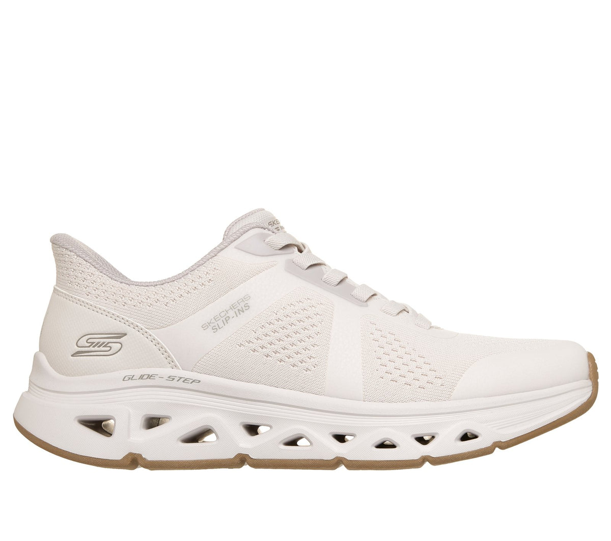 Skechers Slip-ins: BOBS Sport Arc Waves Remix - Feel Grounded, OFF WHITE