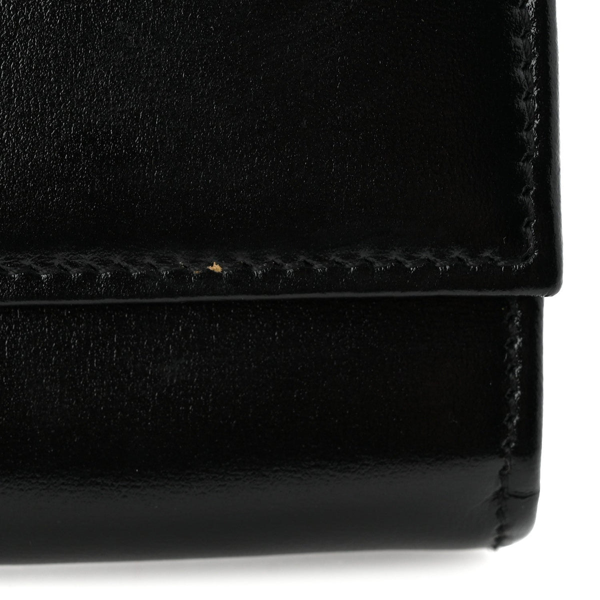 Calfskin Jackie 1961 Chain Wallet Black Black