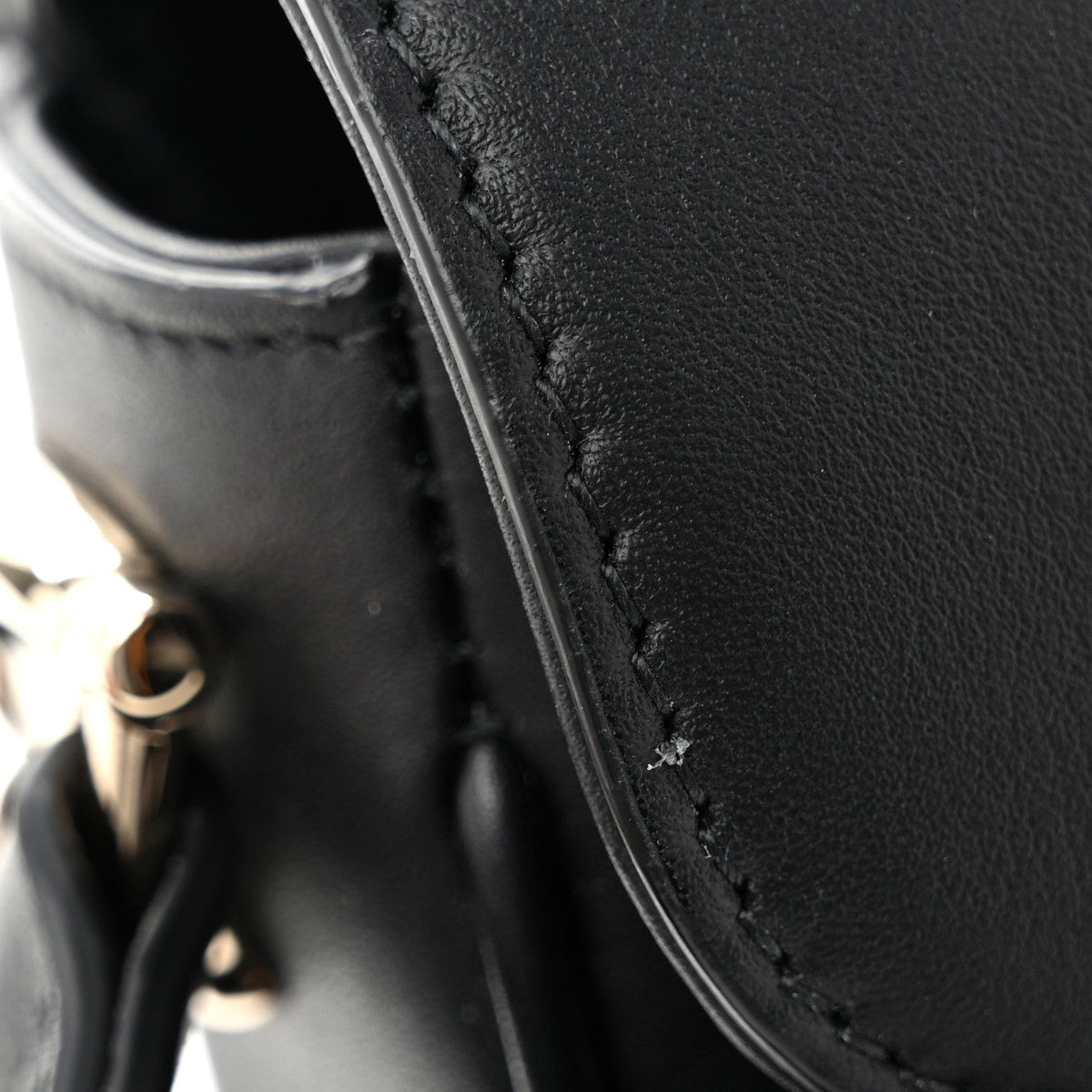 Arabella Calfskin Horsebit 1955 Shoulder Bag Black