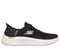 Skechers Slip-ins: GO WALK Flex - Lily Rose, BLACK