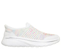 Skechers Slip-ins Relaxed Fit: GO WALK Arch Fit N-Joy - Valerie, WHITE / MULTI