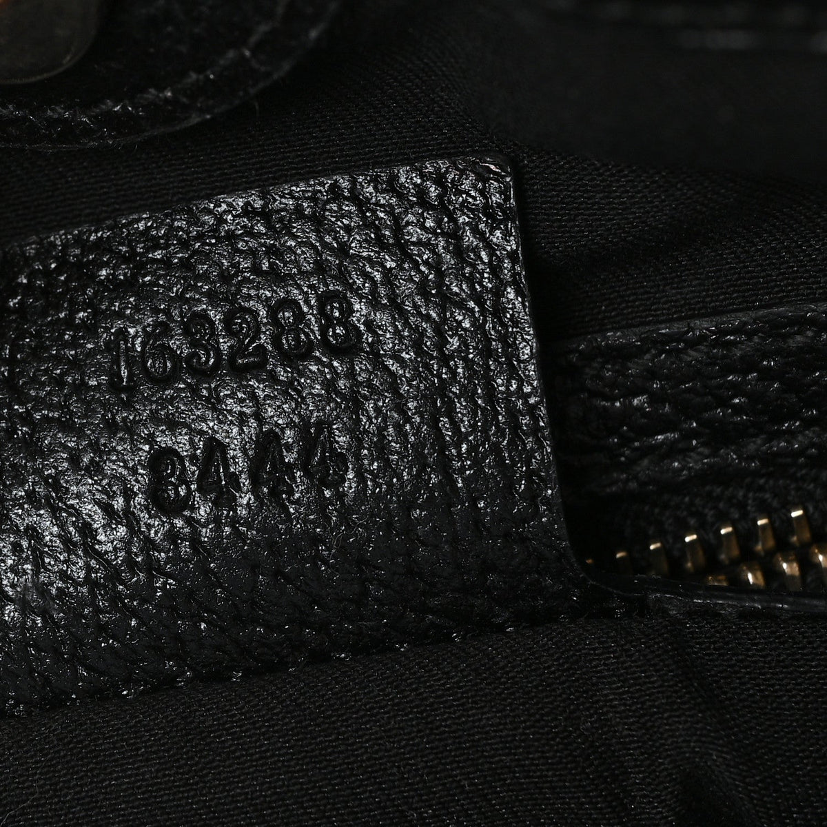 Monogram Medium Charmy Shoulder Bag Black