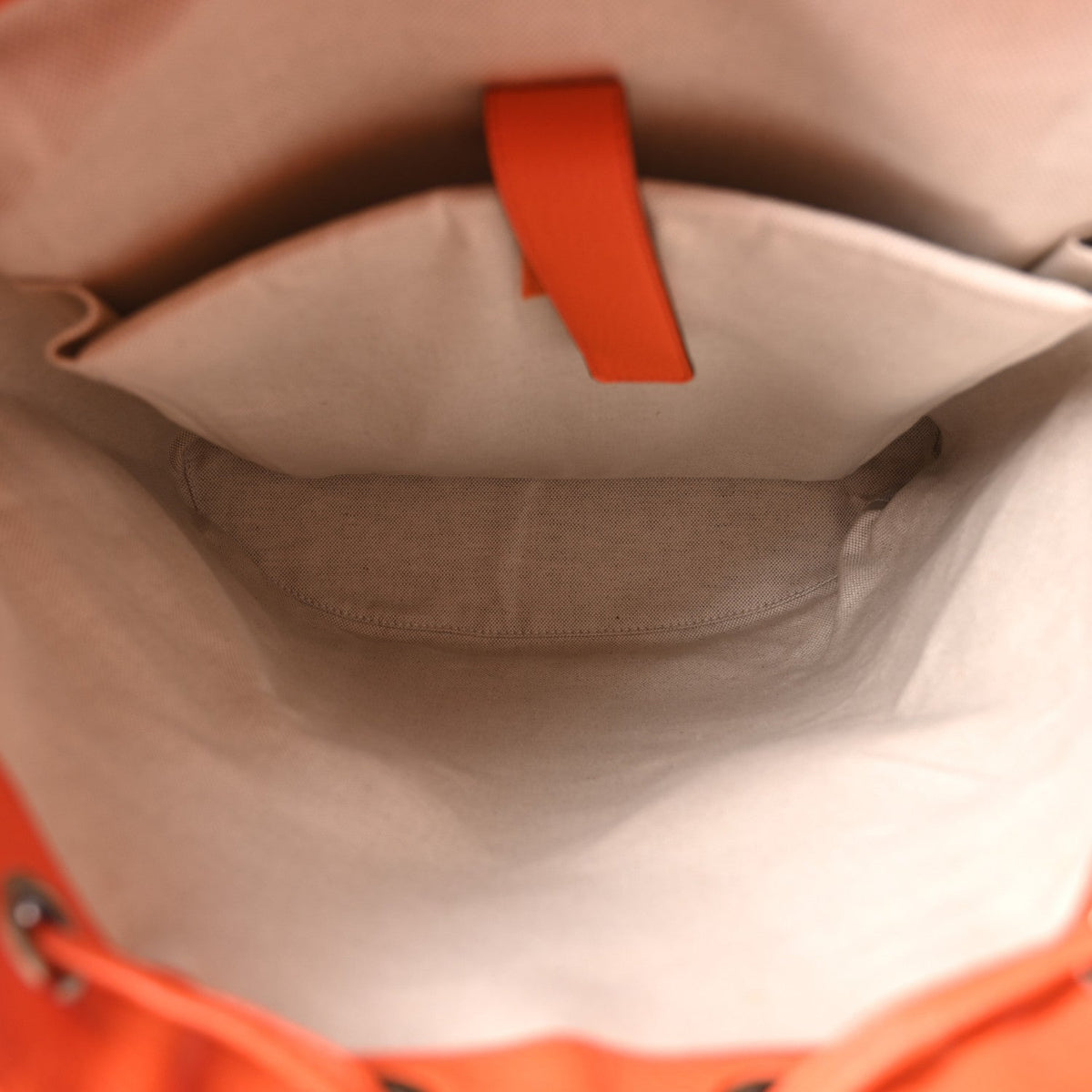 Piuma Calfskin Jumbo GG Embossed Double Buckle Backpack Good Orange