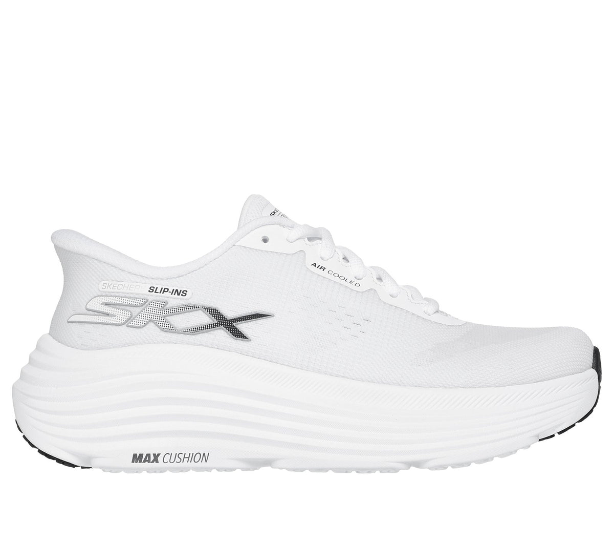 Skechers Slip-ins: Max Cushioning Endeavour - Hallandale, WHITE / BLACK