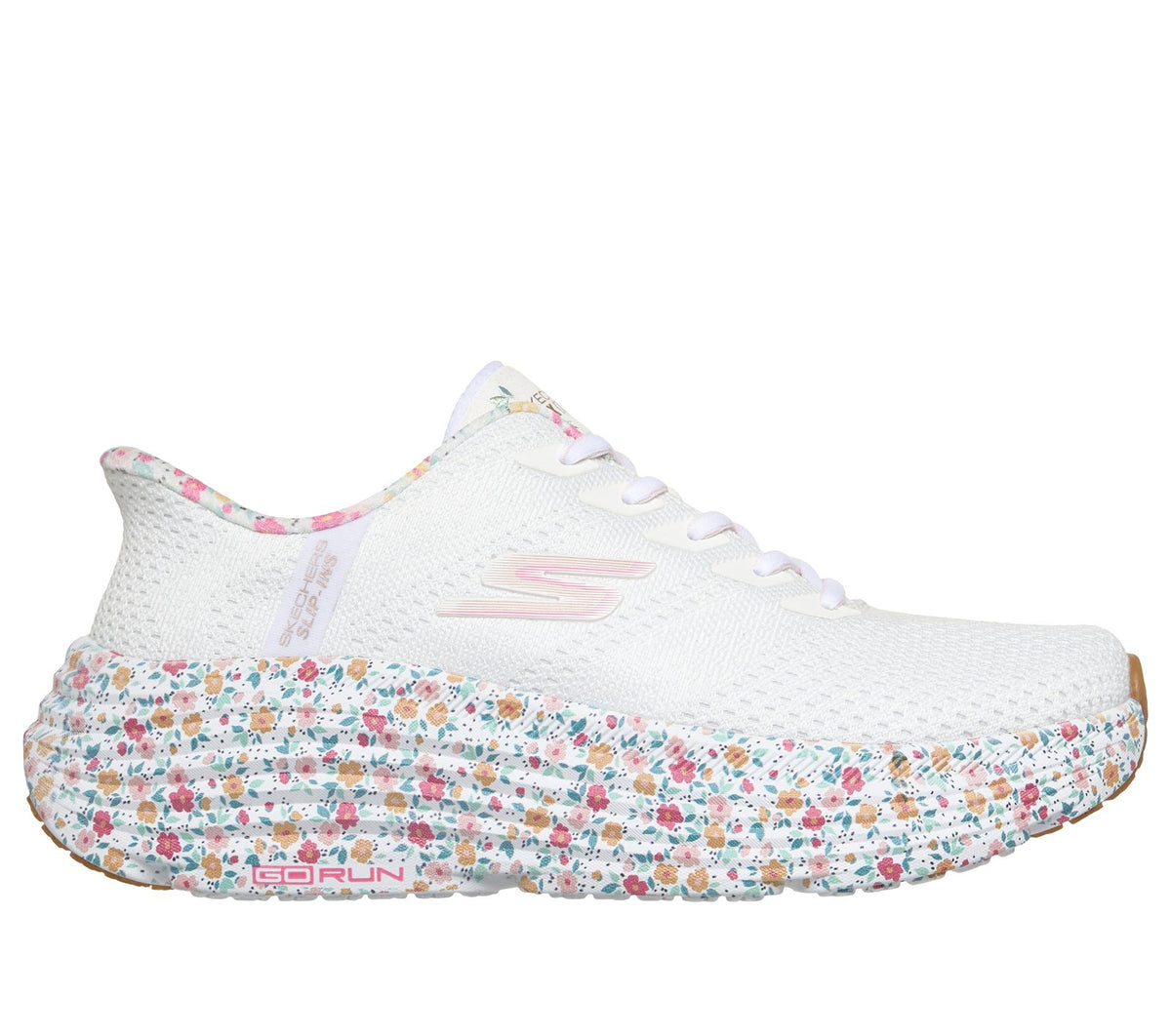 Skechers Slip-ins: Max Cushioning Endeavour - Dabney, WHITE / PINK