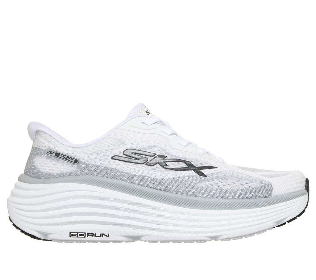 Skechers Slip-ins: Max Cushioning Endeavour - Pace Rhythm, WHITE / BLACK