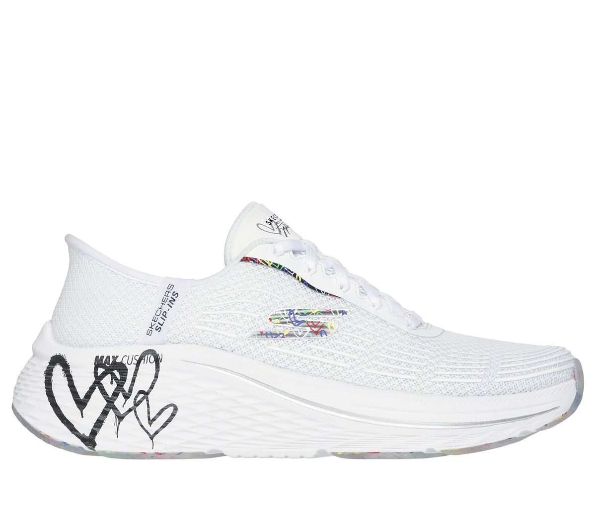 Skechers Slip-ins JGoldcrown: Max Cushioning Elite 2.0 - Osceola, WHITE / BLACK