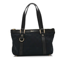 Monogram Small Abbey Tote Black