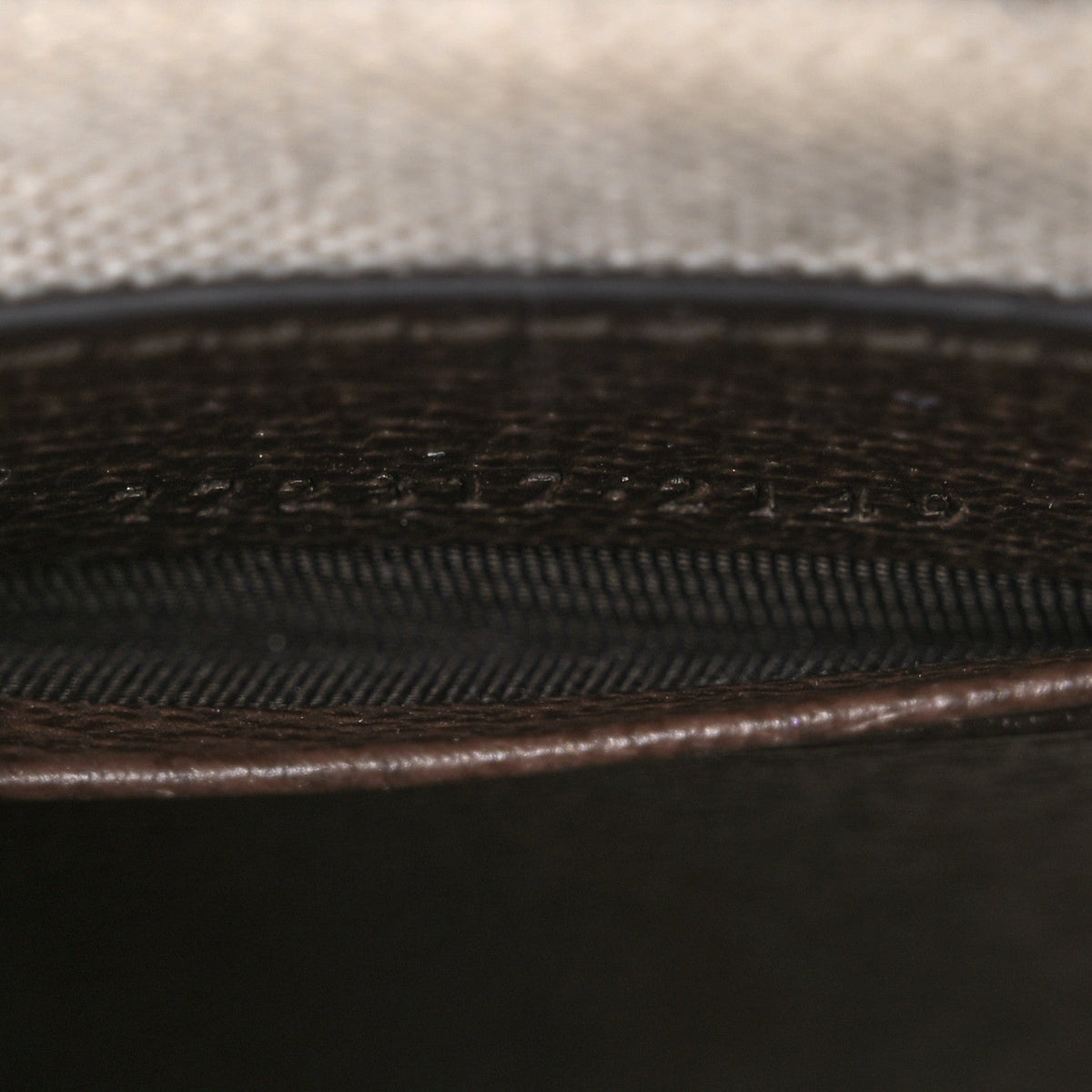 GG Supreme Monogram Textured Dollar Calfskin Web Super Mini Ophidia Mini Tote Bag Beige Ebony New Acero