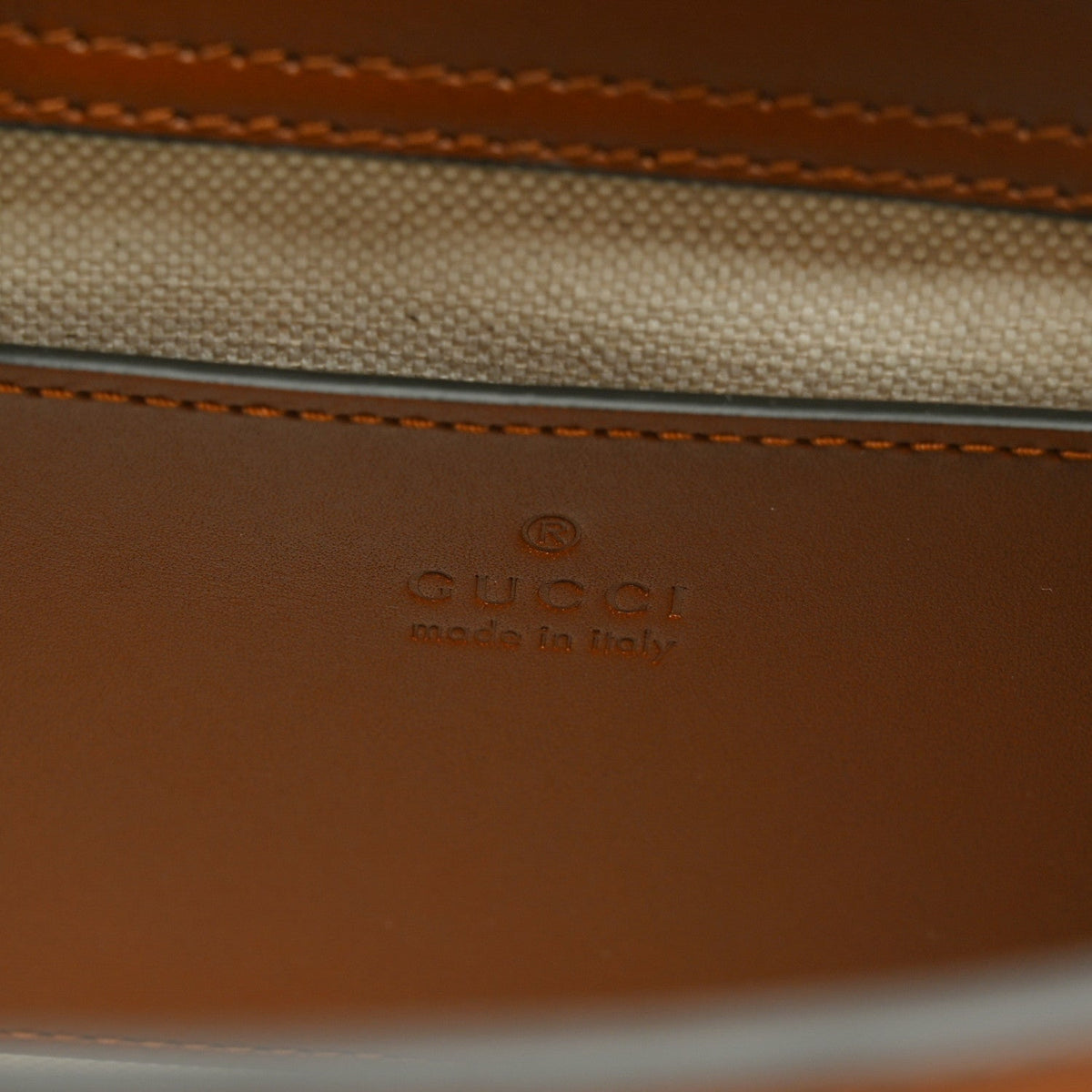 New Canvas Charisma Calfskin Crystal GG Monogram Mini Diana Tote Bag Camel Ebony