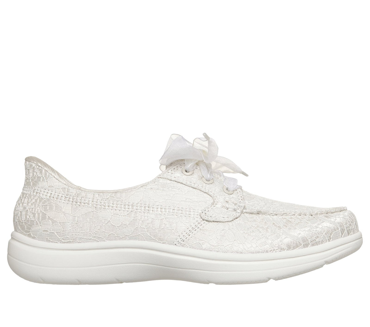 Skechers Slip-ins: On-The-GO Flex Radiant - Lacy, OFF WHITE