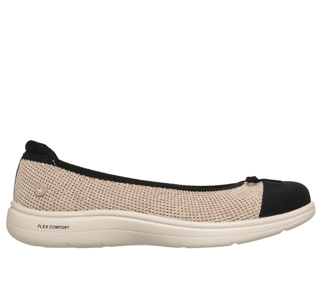 On-The-GO Flex Radiant - Bow-Tique, BLACK / NATURAL