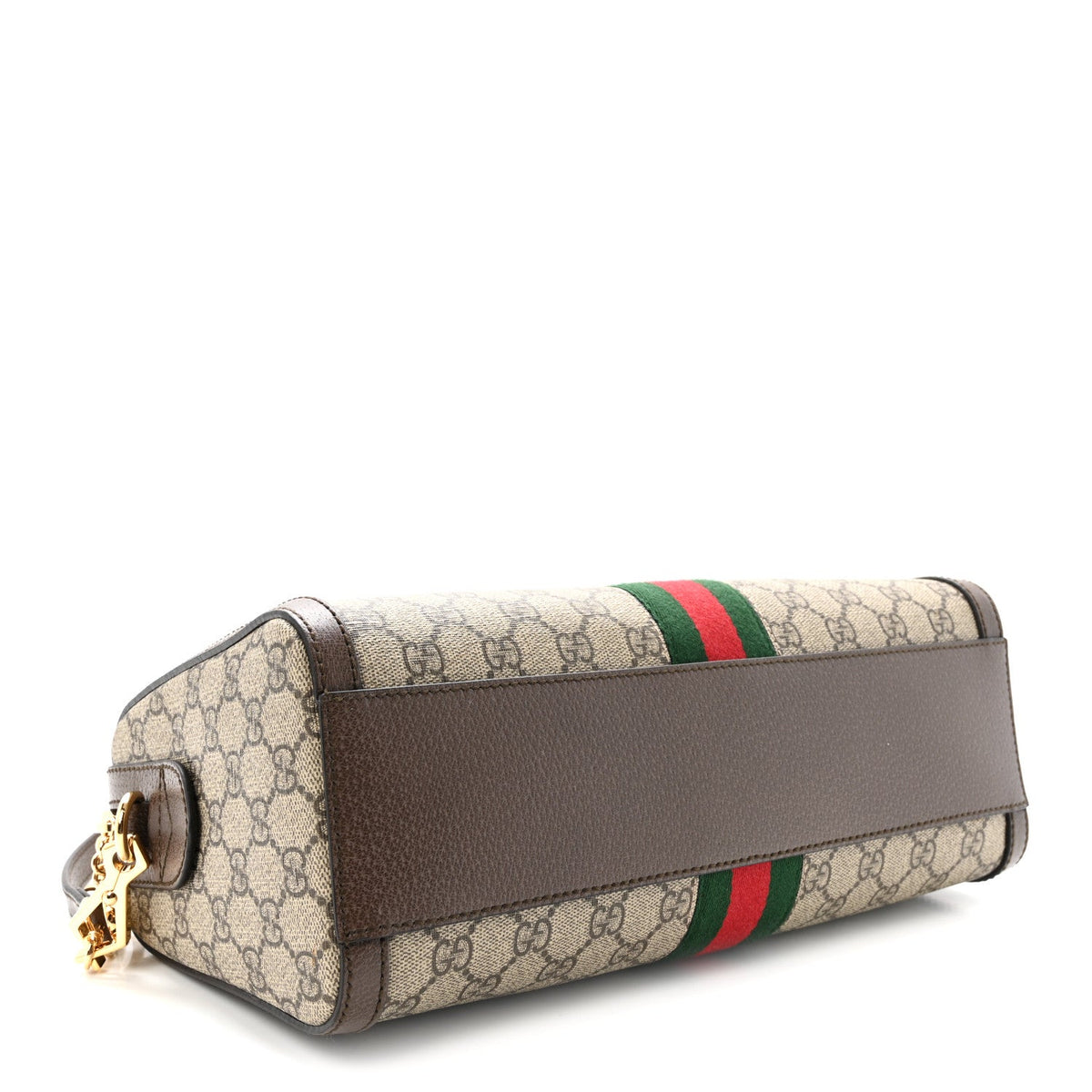 GG Supreme Monogram Web Medium Ophidia Boston Brown