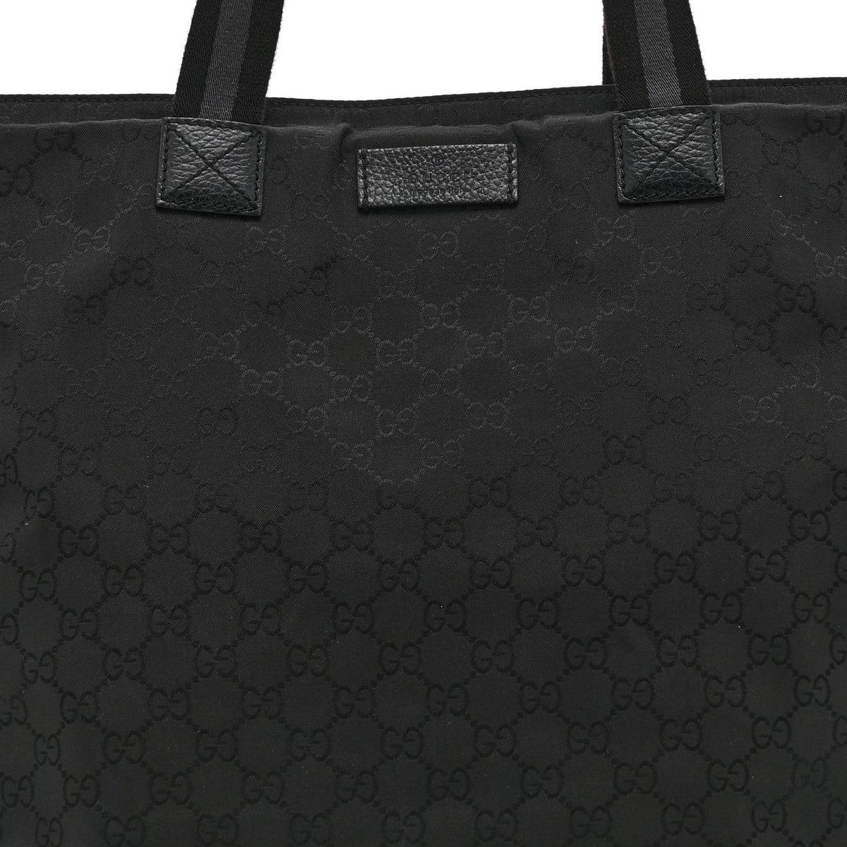 Nylon Monogram Tote Black
