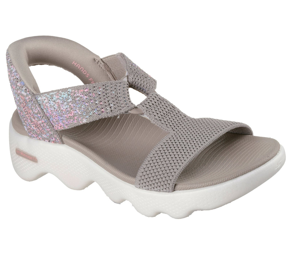 Skechers Slip-ins: GO WALK Massage Fit Sandal - Confetti Sky