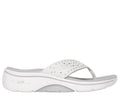GO WALK Arch Fit 2.0 Sandal - Claire, WHITE / SILVER