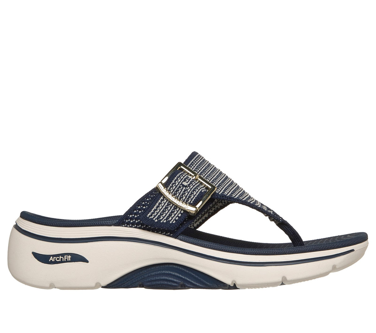GO WALK Arch Fit 2.0 Sandal - Resort Day, NAVY / NATURAL