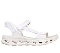 Skechers Slip-ins: GO WALK Glide-Step 2.0 Sandal - Cozy Fit Cecily, WHITE / GRAY