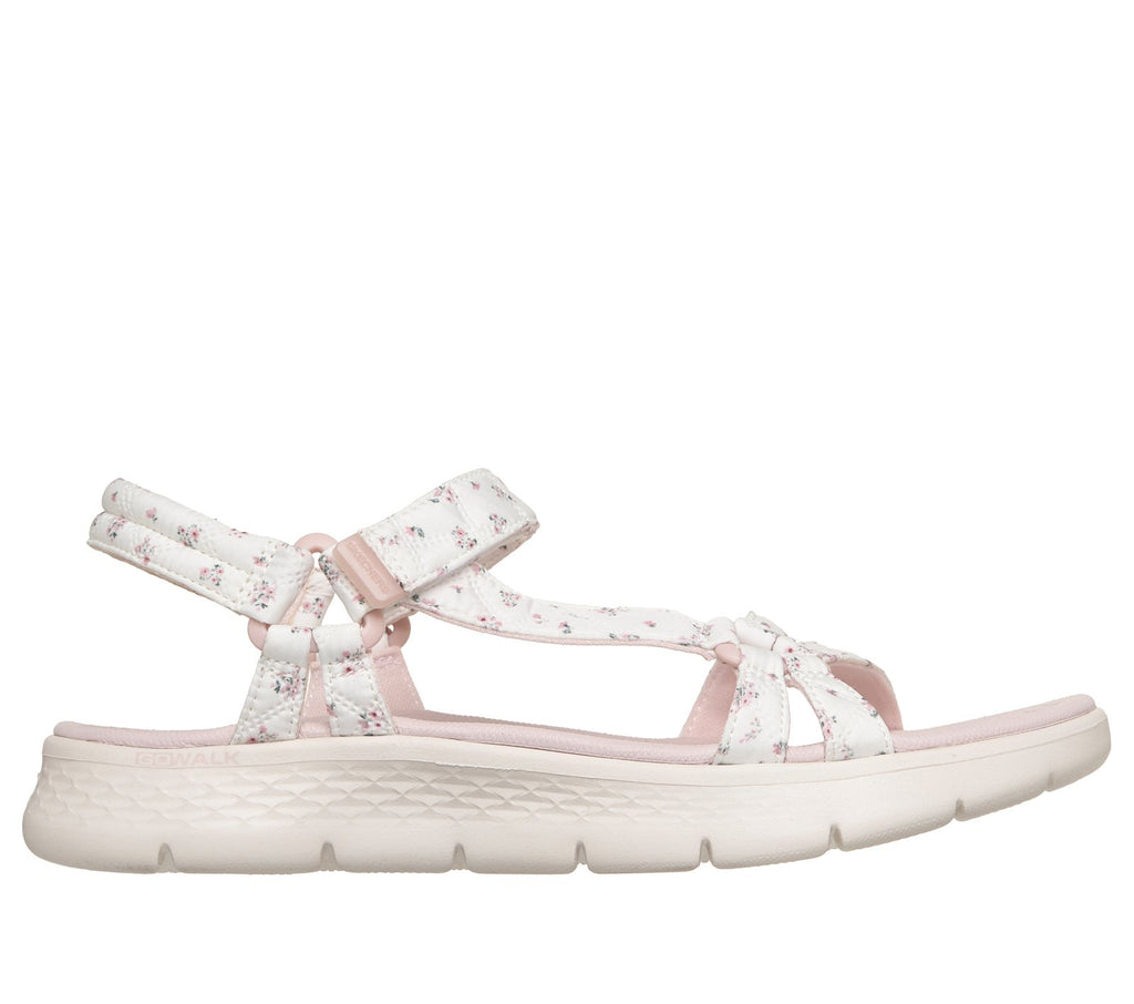 GO WALK Flex Sandal - Cozy Fit Rosalie, WHITE / PINK