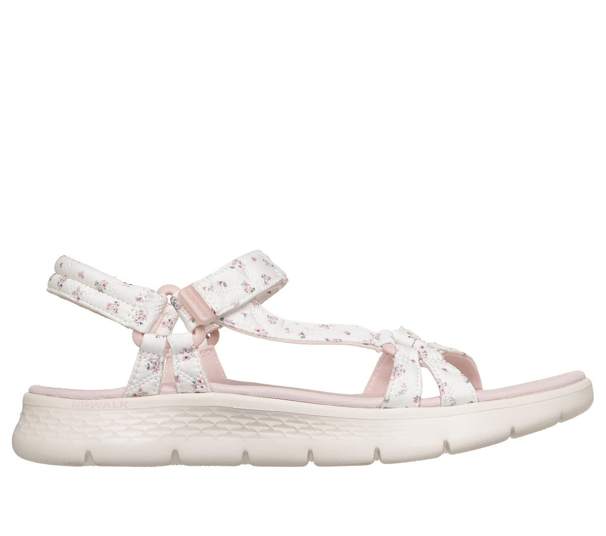 GO WALK Flex Sandal - Cozy Fit Rosalie, WHITE / PINK