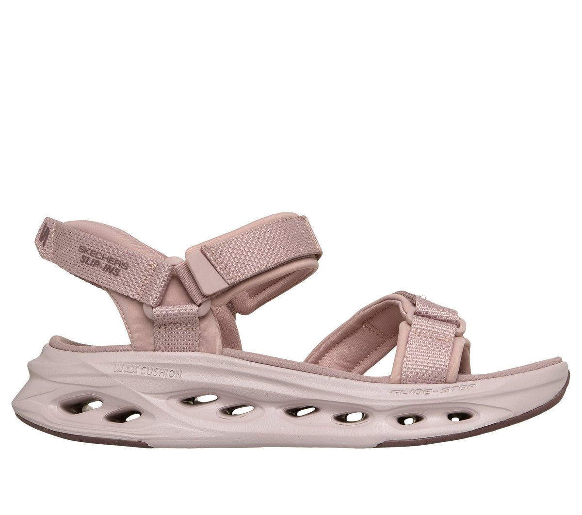 Skechers Slip-ins: Max Cushioning Glide-Step Sandal - Skylar, MAUVE