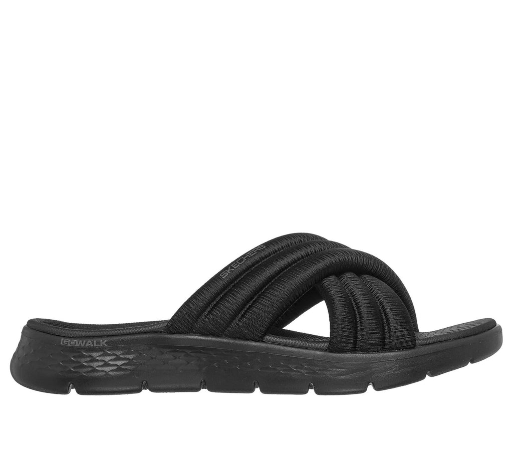 GO WALK Flex Sandal - Eleanor, BLACK