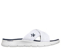 GO WALK Flex Sandal - Lyra, WHITE / NAVY