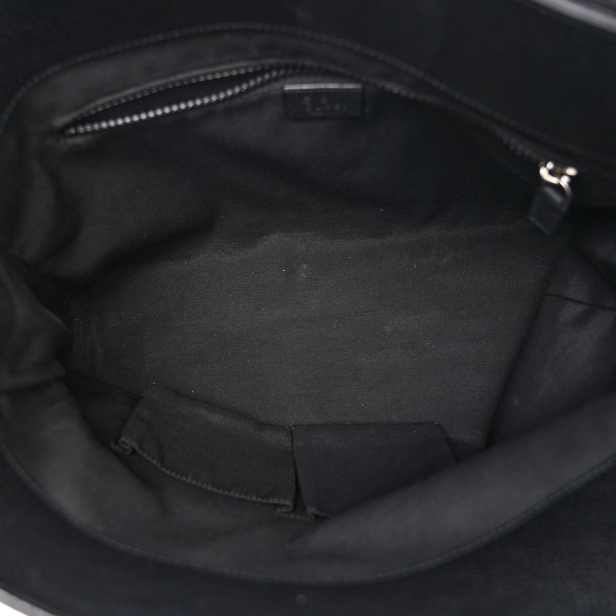 Nylon Monogram Tote Black