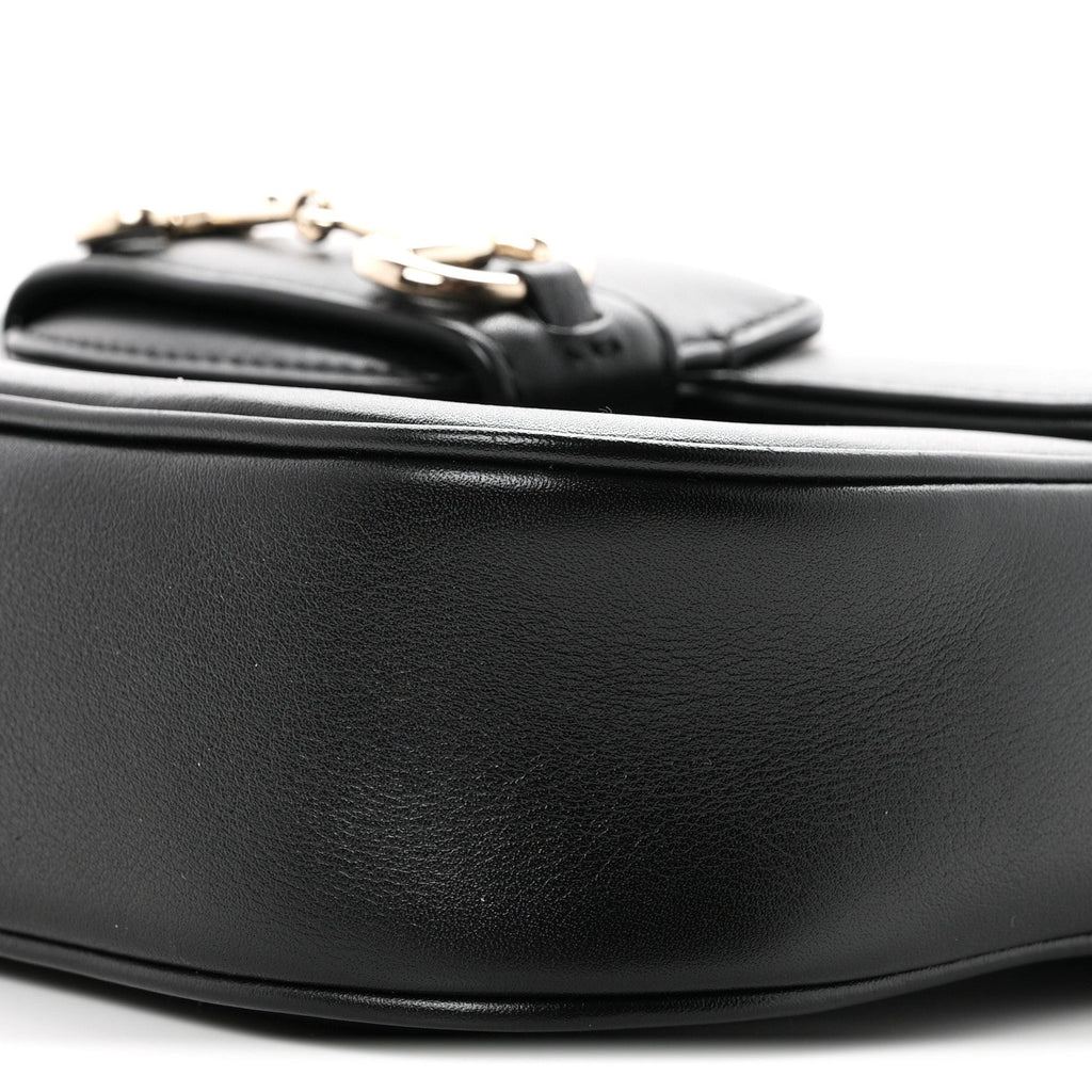 Arabella Calfskin Horsebit 1955 Shoulder Bag Black