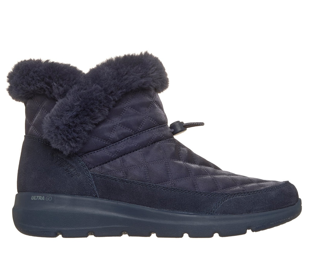 Skechers Slip-ins: Glacial Ultra - Cozy Fit Shimmer, NAVY