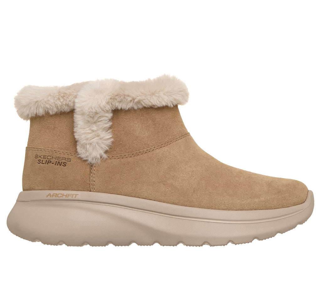 Skechers Slip-ins Relaxed Fit: GO WALK Arch Fit N-Joy - Elevate, CHESTNUT
