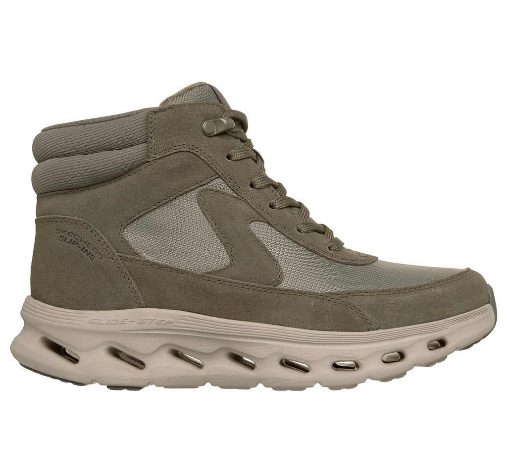 Skechers Slip-ins: GO WALK Glide-Step 2.0 Boot - Drew, OLIVE