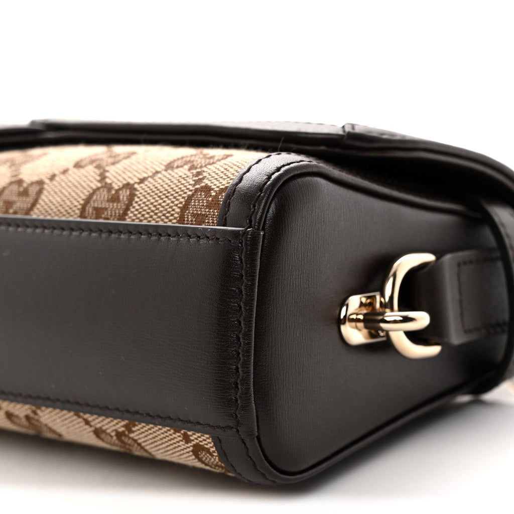 GG Monogram Small Luce Shoulder Bag Beige Ebony