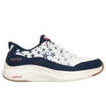Skechers Slip-ins: Contour Foam - Cozy Fit Star Spangled, WHITE / NAVY