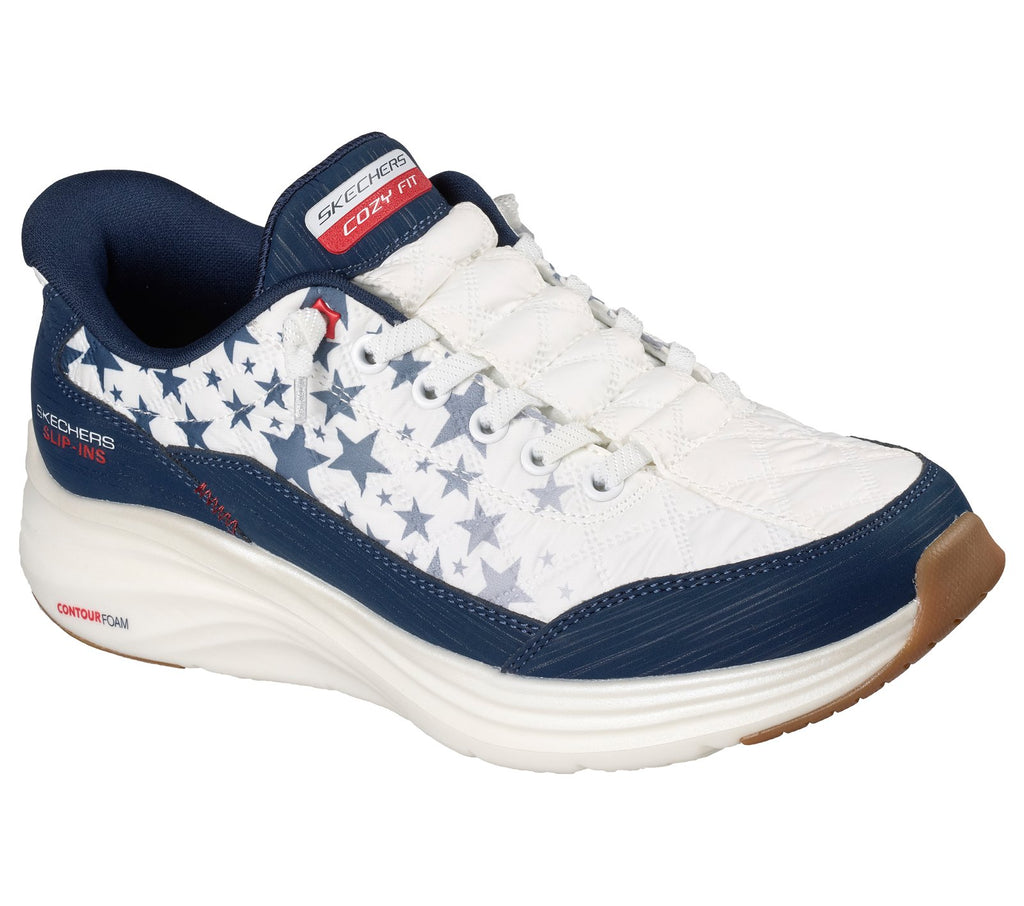 Skechers Slip-ins: Contour Foam - Cozy Fit Star Spangled