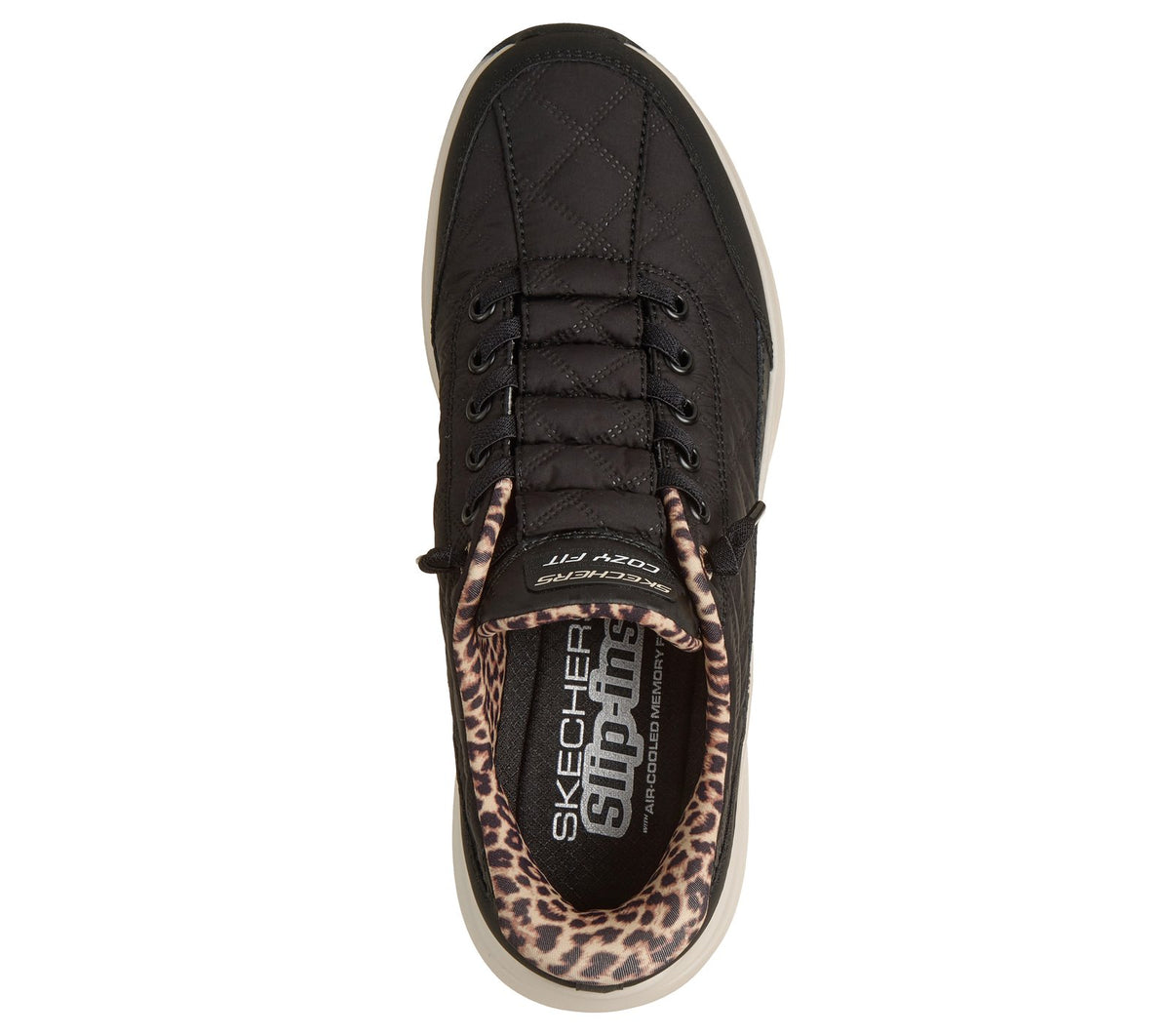 Skechers Slip-ins: Contour Foam - Cozy Fit Leopard Dream