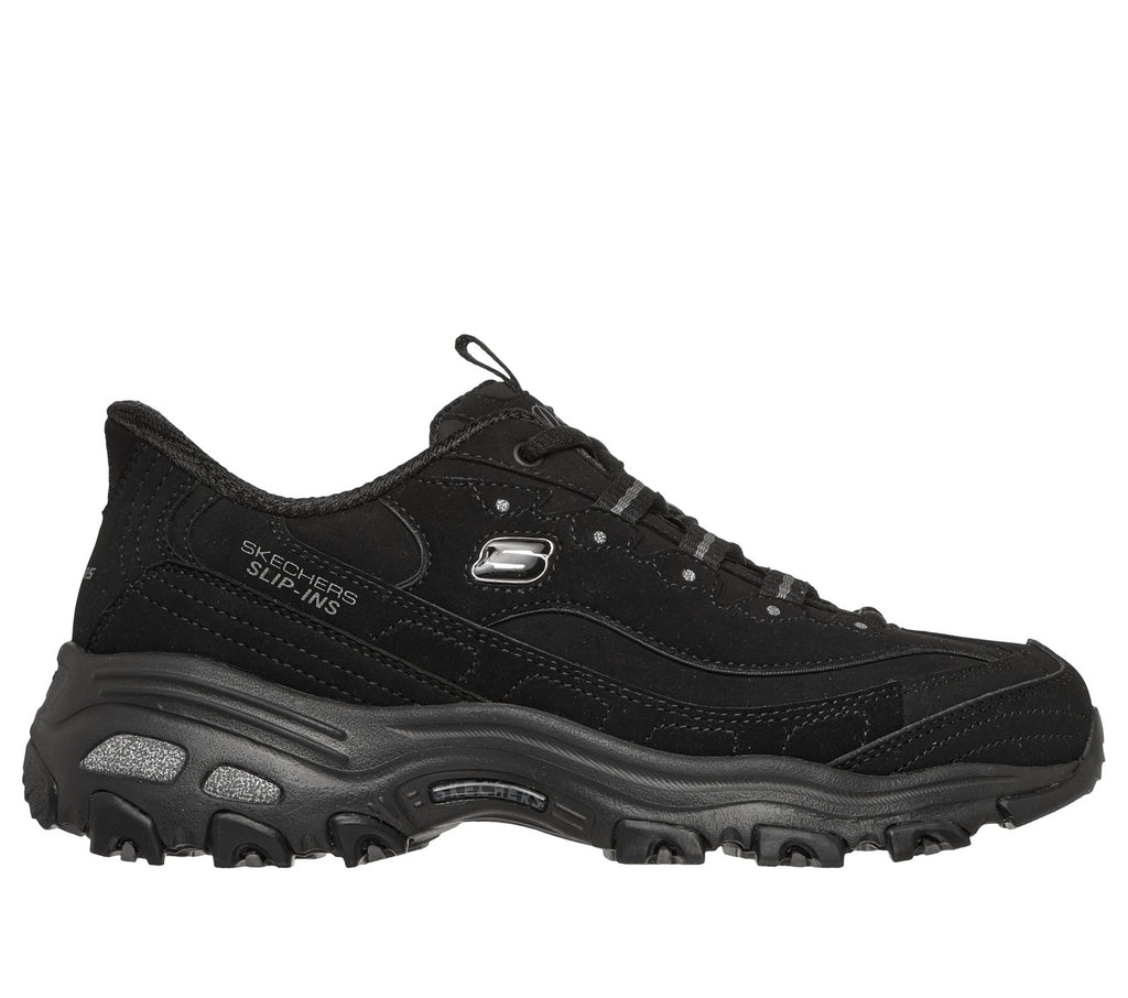 Skechers Slip-ins: D'Lites - Classic Remix, BLACK