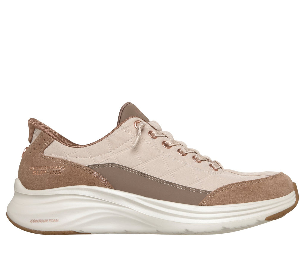 Skechers Slip-ins Martha Stewart: Contour Foam - Cozy Fit Sweet Serenity, TAUPE