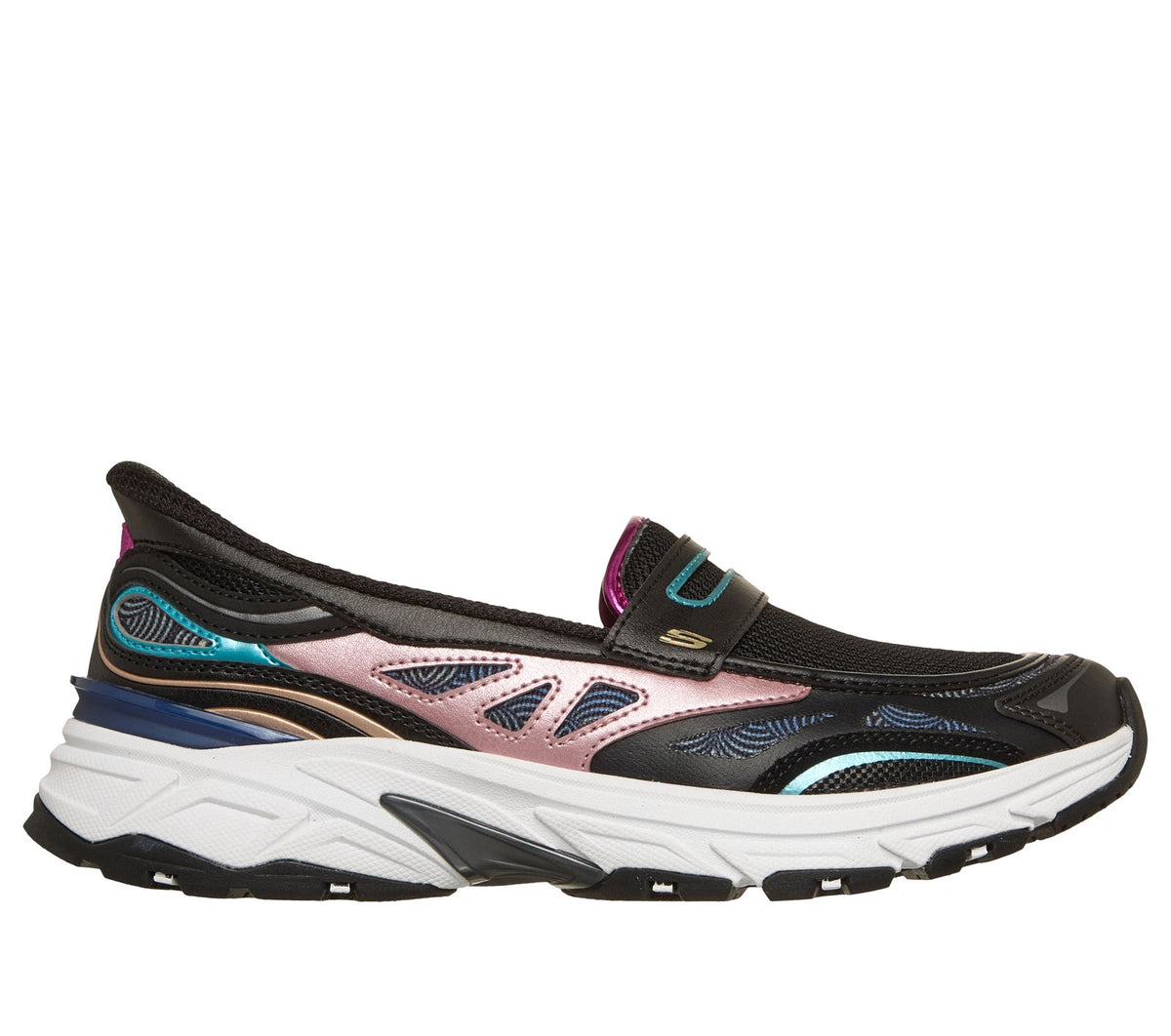 Skechers Slip-ins: Stamina Sport - Chrome Muse, BLACK / MULTI