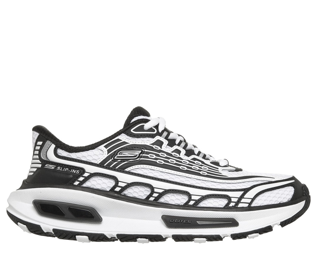 Skechers Slip-ins: Arch Fit D'Lites 330 - Modern Retro, WHITE / BLACK