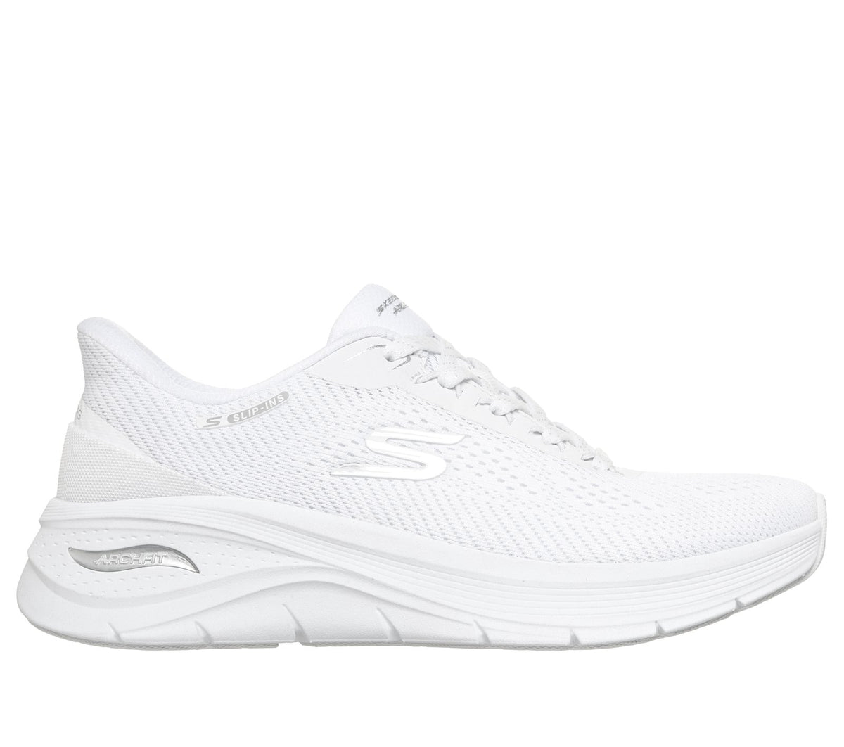Skechers Slip-ins: Arch Fit 3.0 - True Step, WHITE