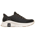Skechers Slip-ins Relaxed Fit: Flex - Cozy Fit Luxe Legacy, BLACK / ROSE GOLD