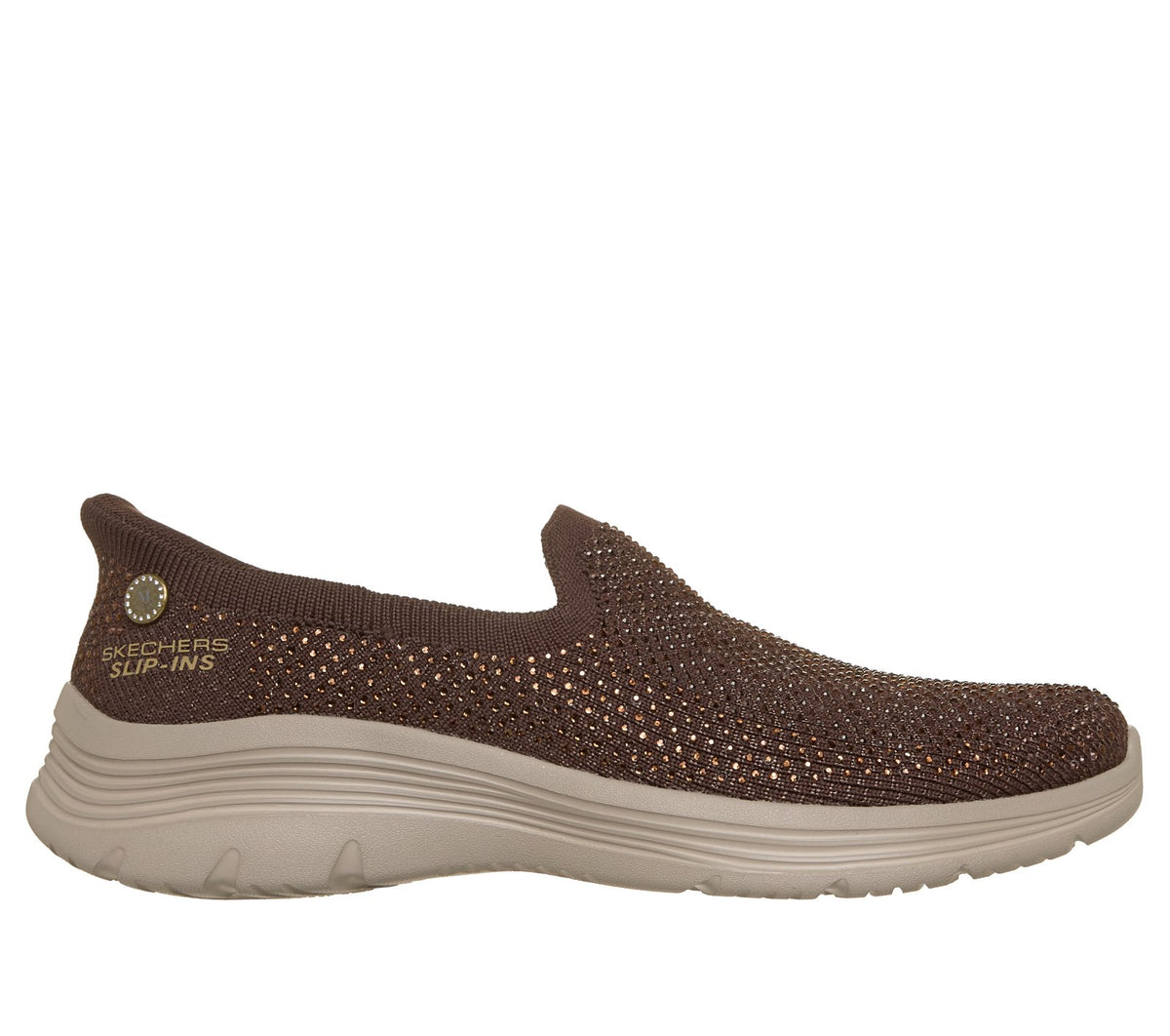 Skechers Slip-ins Martha Stewart: Bedford - Genuine Gem, CHOCOLATE