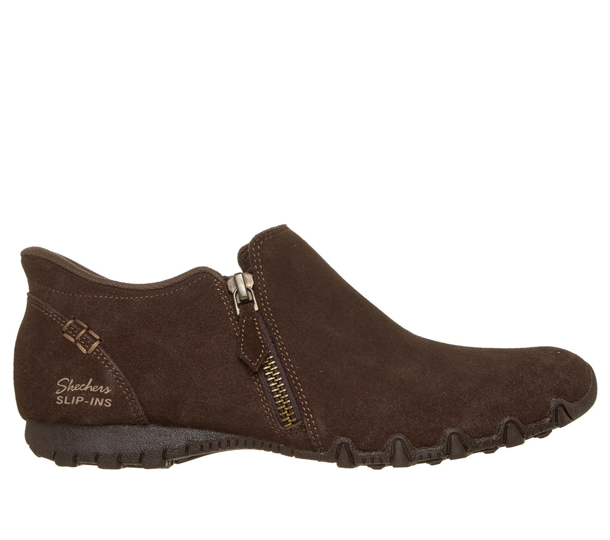 Skechers Slip-ins Relaxed Fit: Bikers Lite - Quiet Flair, CHOCOLATE